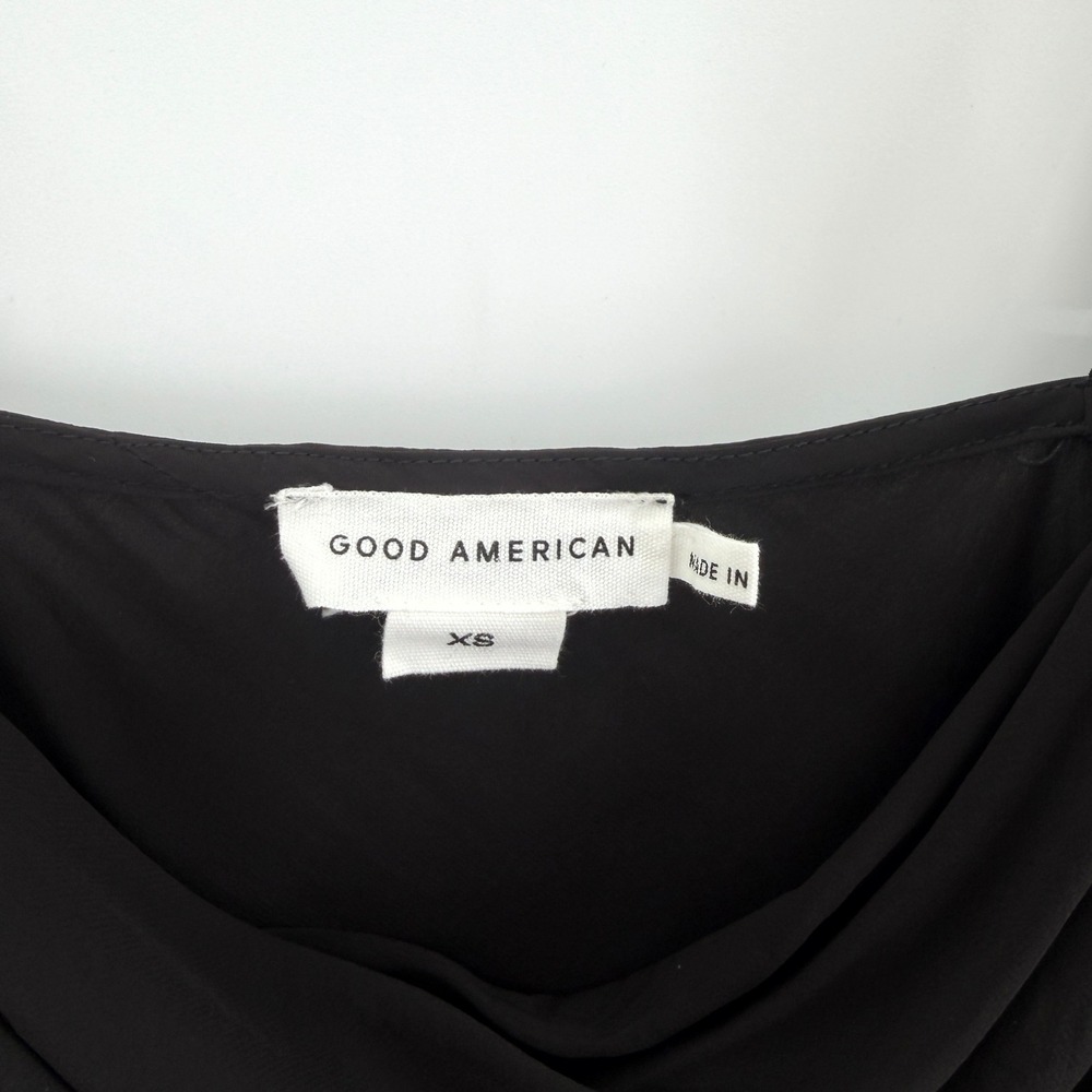 Good American Cowl‎ Neck Bias Cut Chiffon Camisole - Picture 9 of 12
